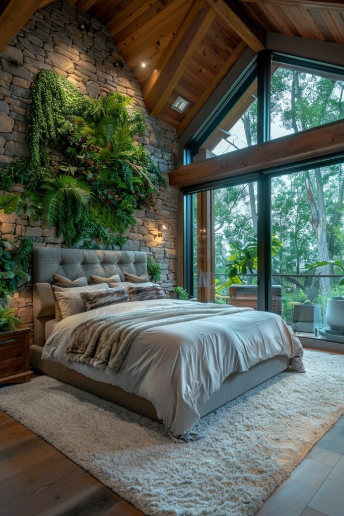 Nature-Inspired Attic Retreat