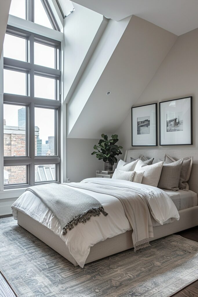 Panoramic View Attic Bedroom