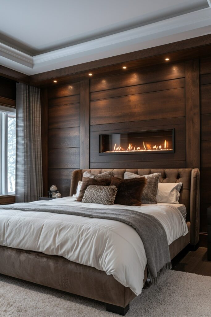 Modern Sophistication: Contemporary Bedroom Fireplaces