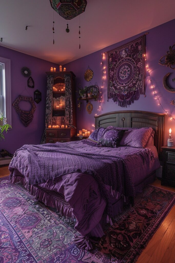 Mystical Mauve Meditation Nook