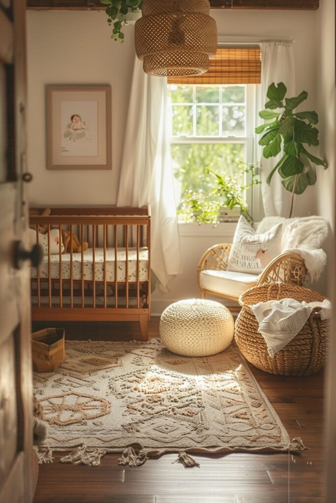 Boho Scandi Baby Room