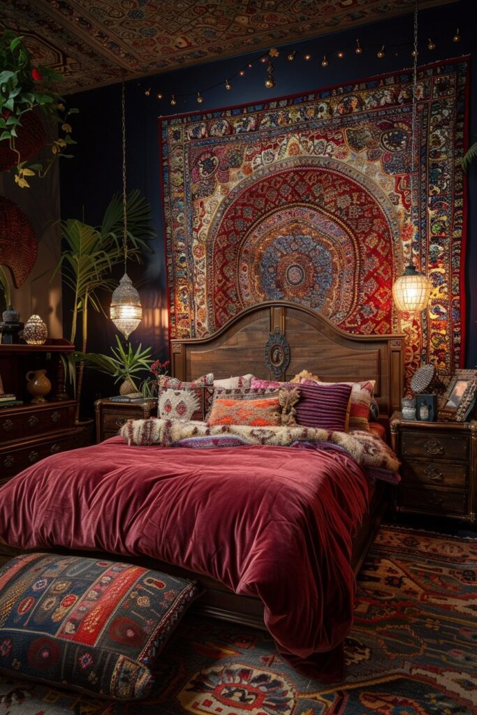 Crimson Bohemian Retreat