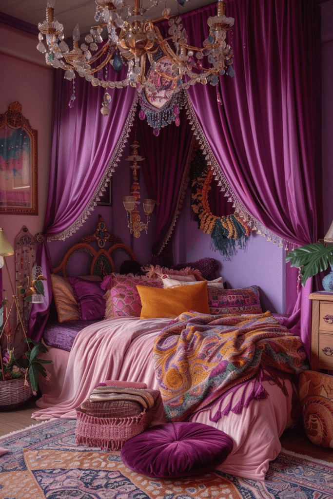 Regal Boho Princess Chamber for Kids