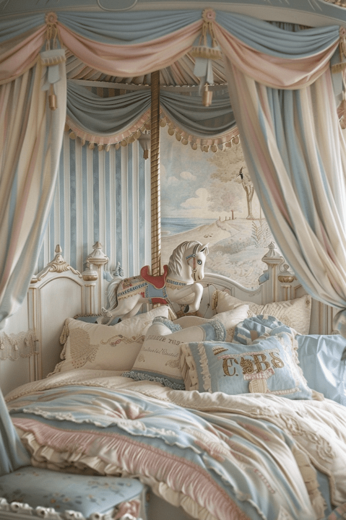 Carousel Dream Boho Bedroom for Kids