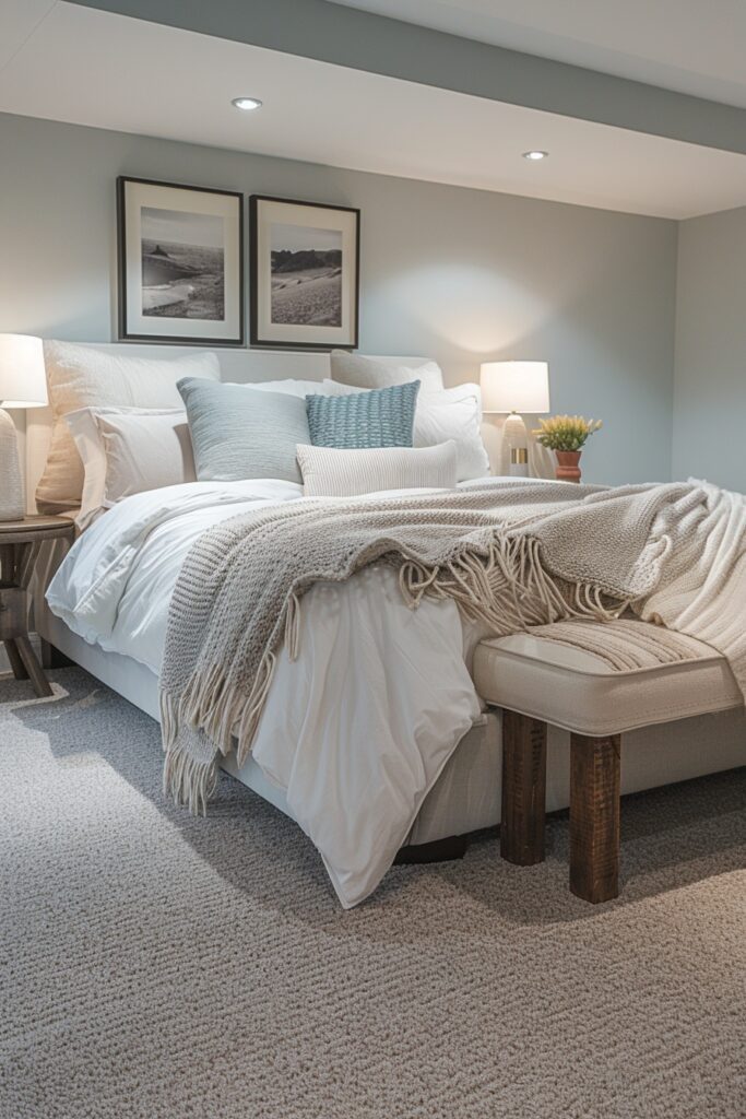 Basement Bedroom Calmness