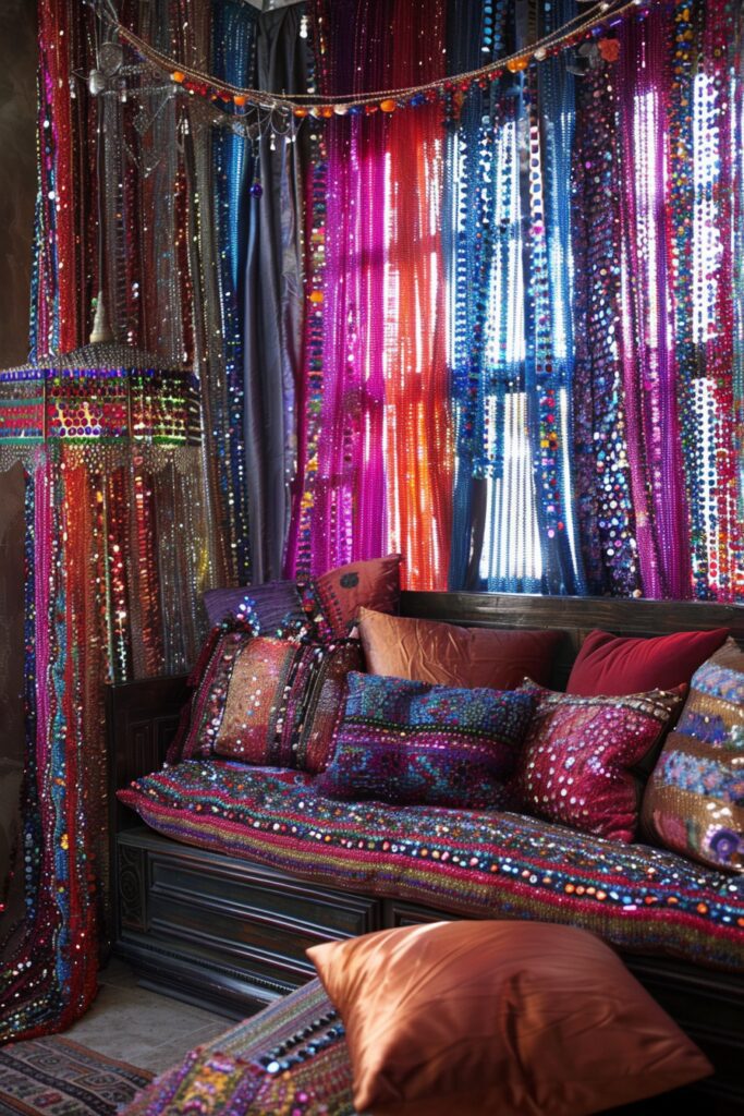 Beaded Boho Drapes