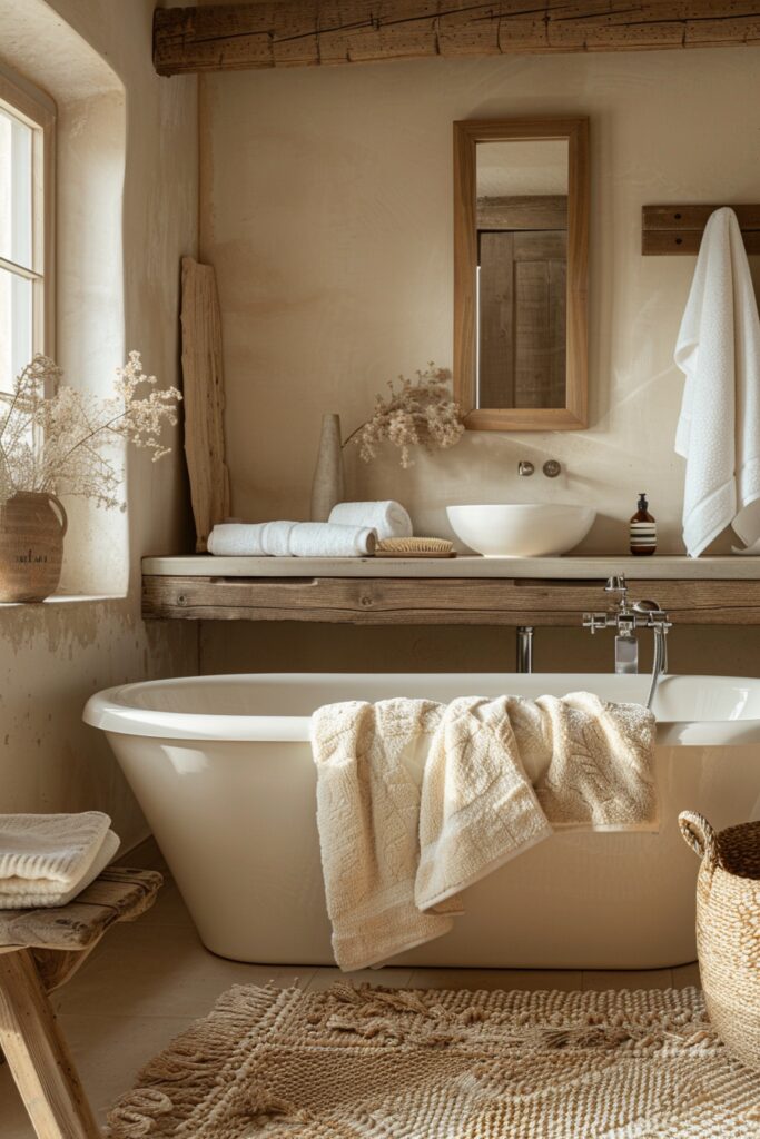 Beige Sanctuary Bath