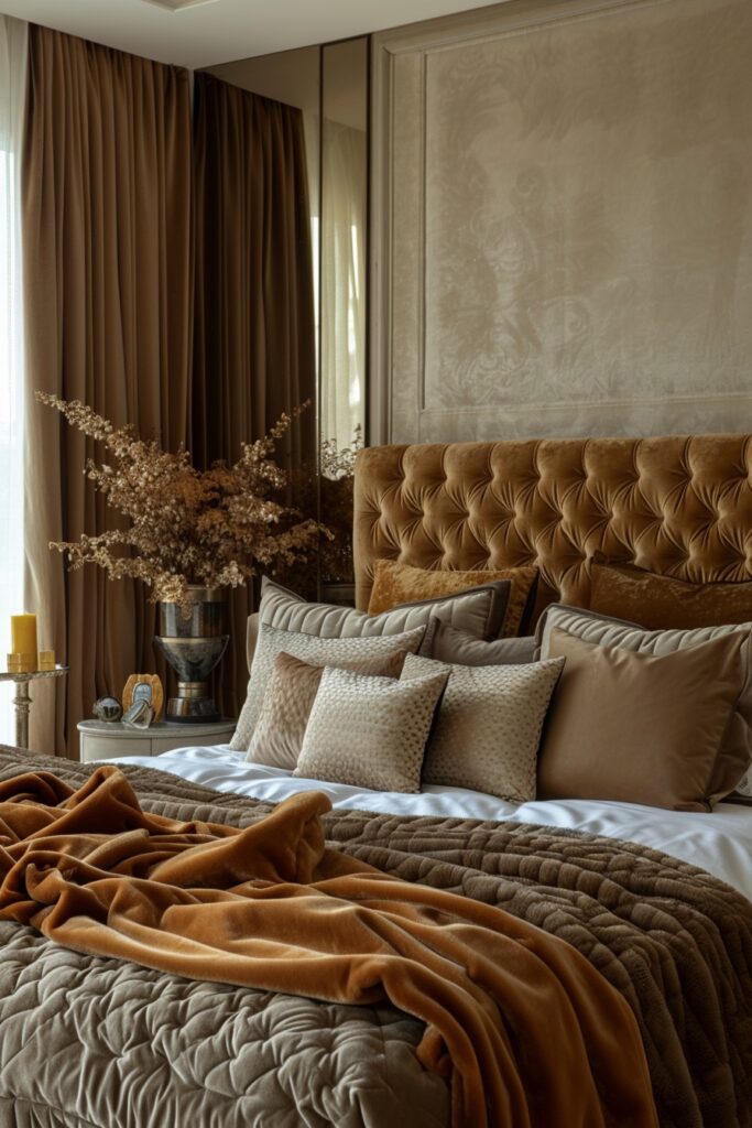 Beige and Velvet Textures