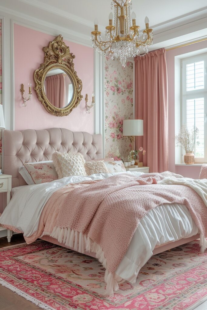 Blush and Gold Luxury Quarters