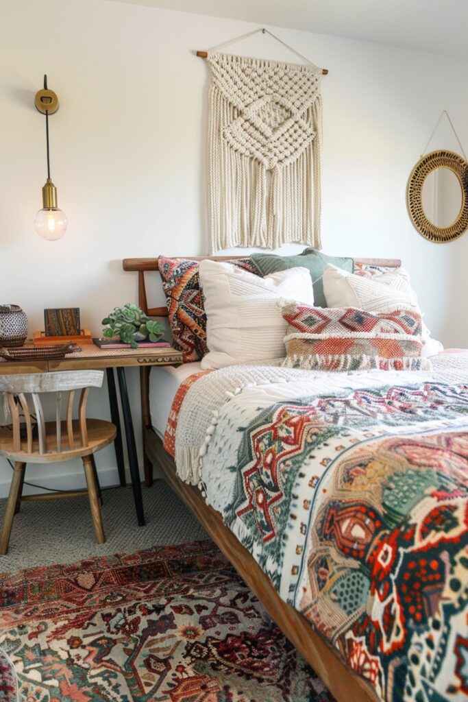 Bohemian Bliss in Compact Quarters: Design Techniques