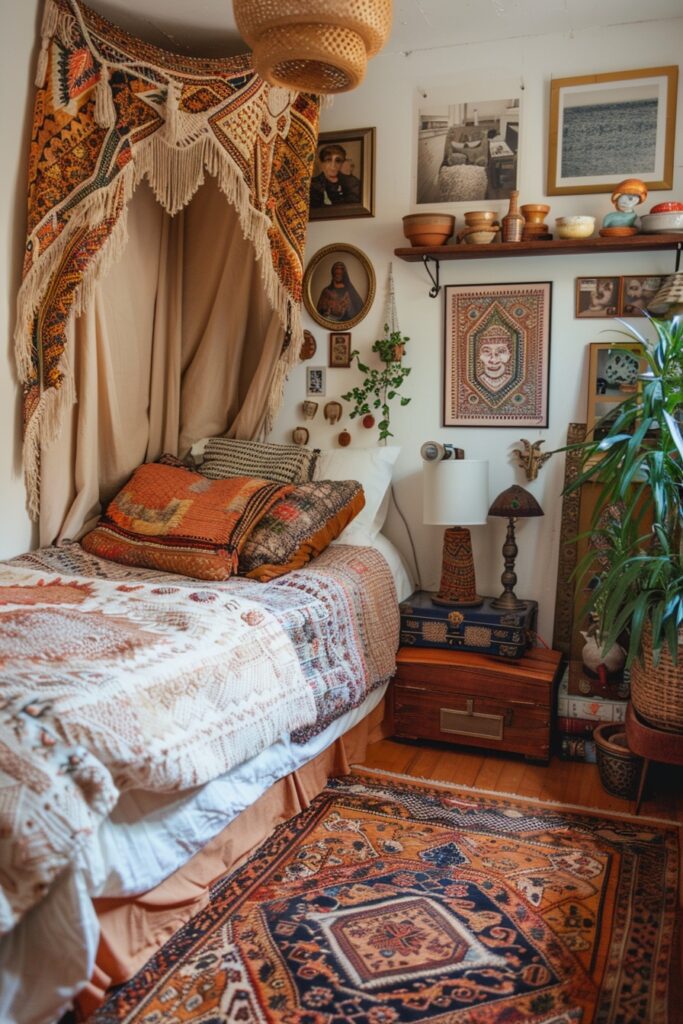 Bohemian Oasis Creation: Tiny Room Transformations