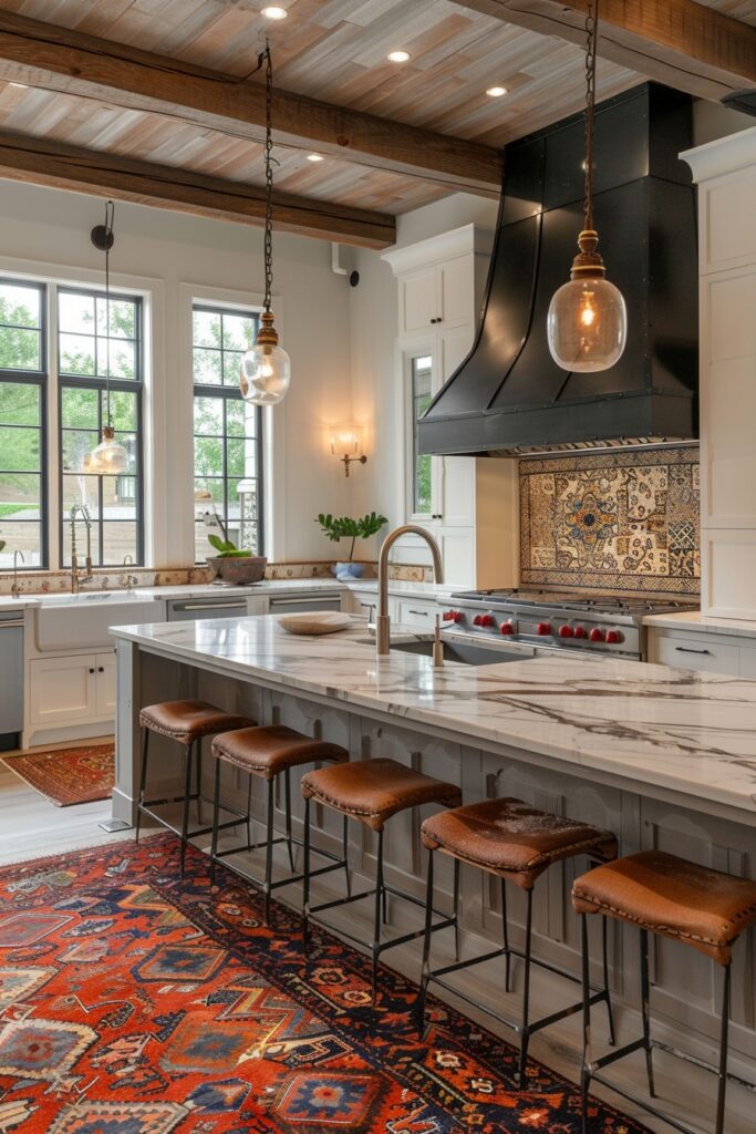 Boho Luxe Kitchen Elegance