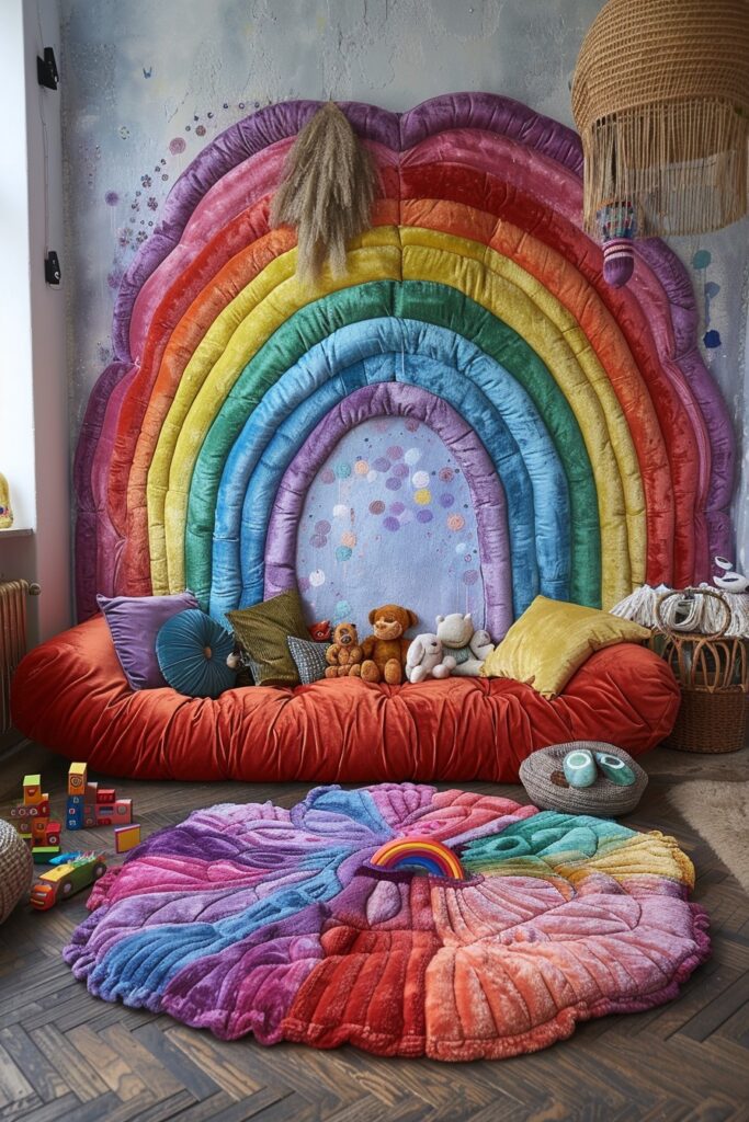 Boho Rainbow Mural