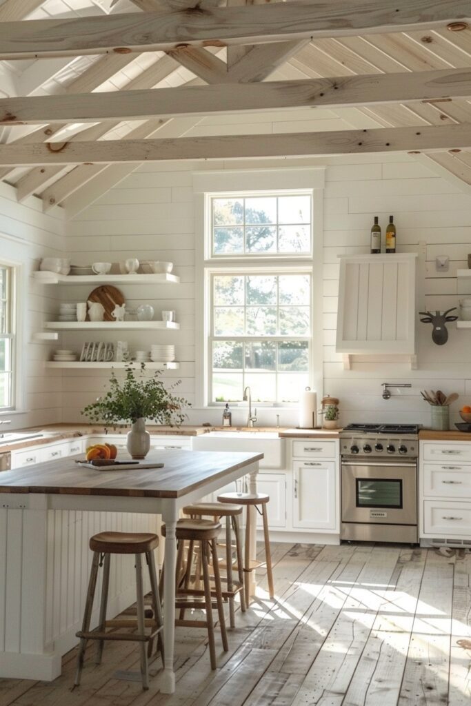 Bright and Airy Boho Kitchens