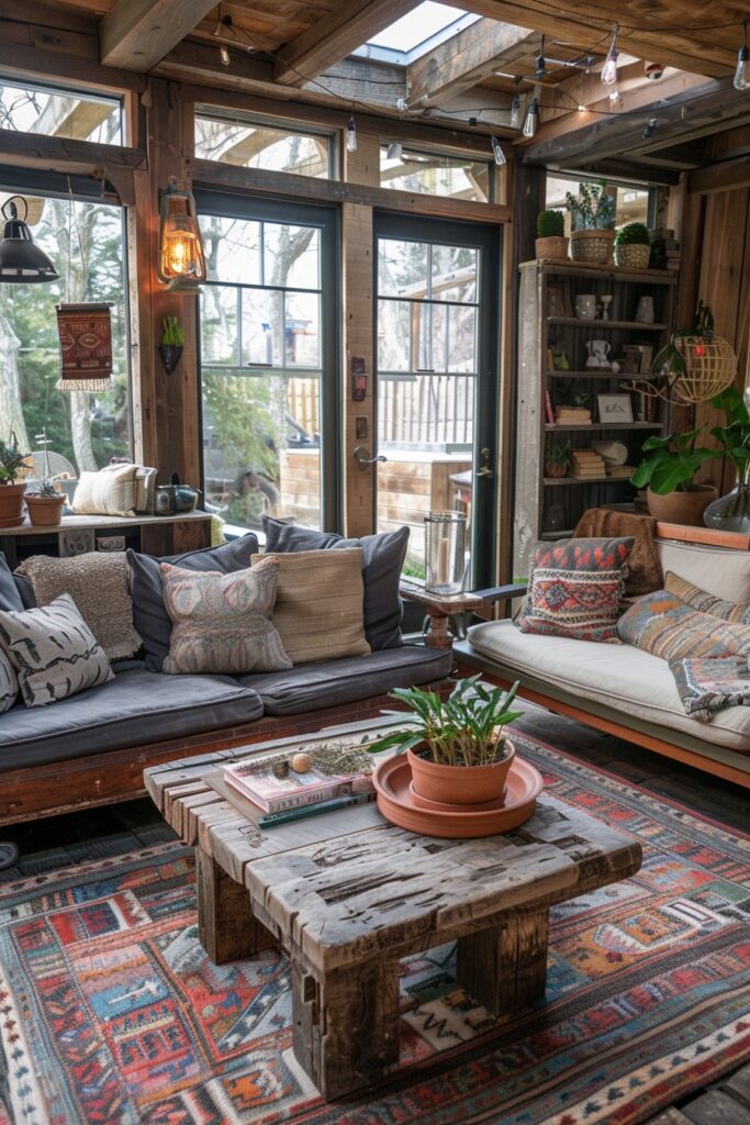 Cabin-Style Boho Sanctuary