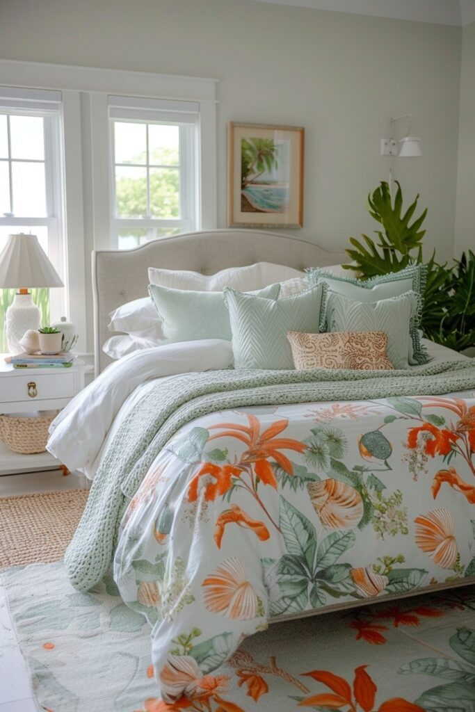 Coastal Vibes in Green and Terracotta