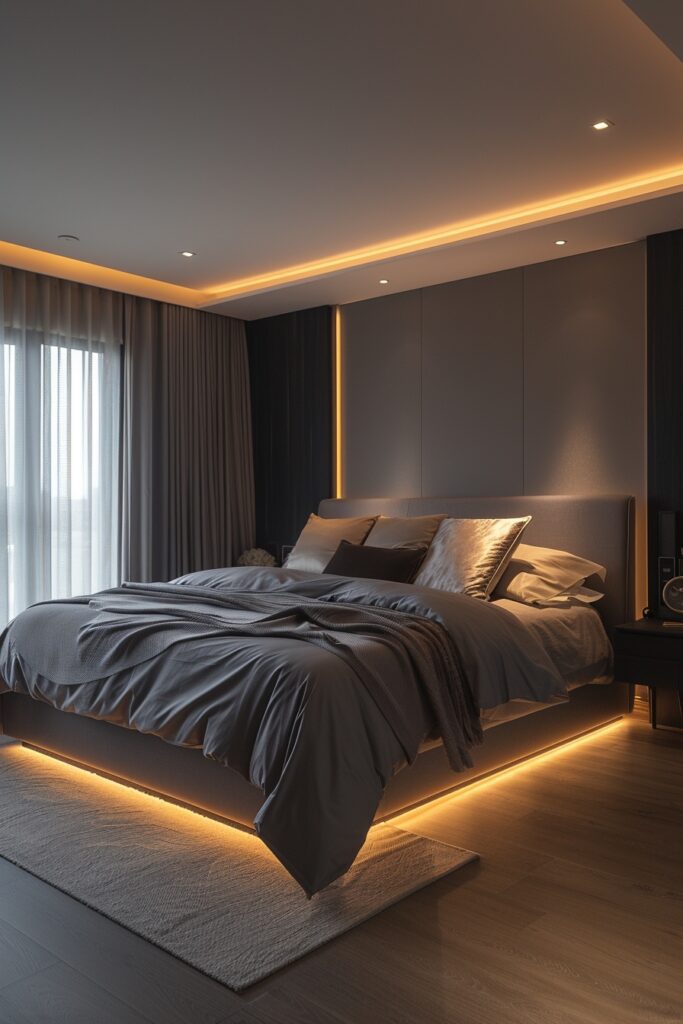 Contemporary Baddie Chic Bedroom