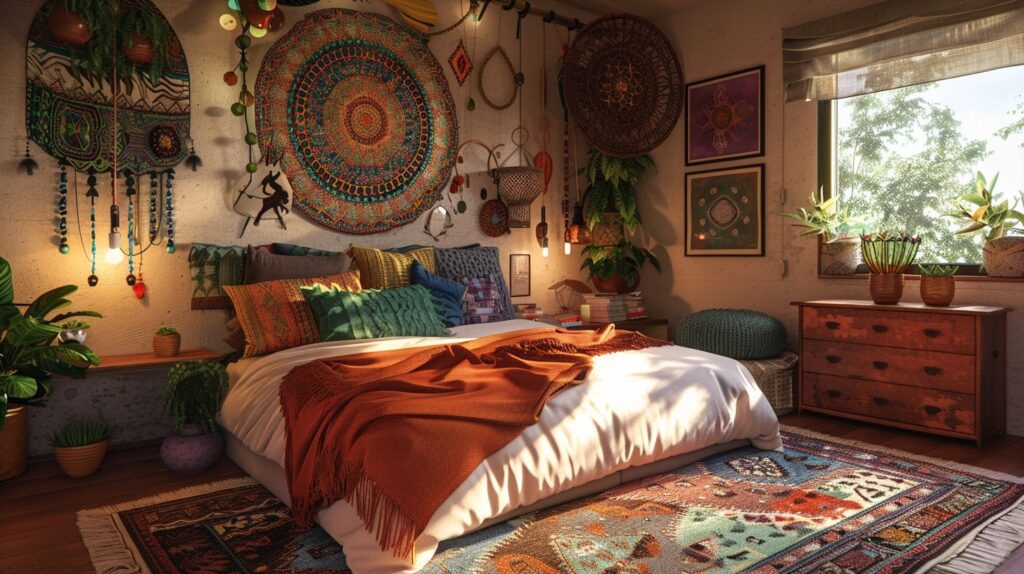 Cozy Boho Style Bedroom