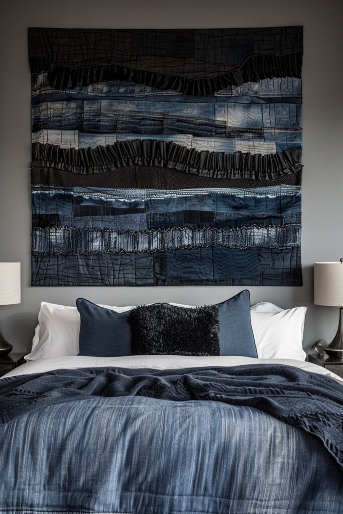 Dark Textile Wall Art