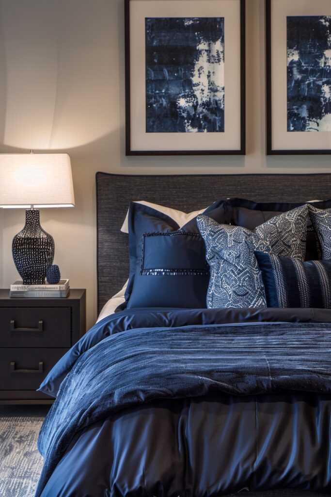 Deep Indigo Accent Pieces