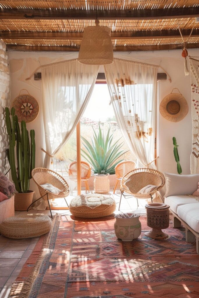 Desert-Themed Boho Lounge