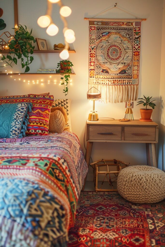 Designing a Mini Boho Oasis in Small Bedrooms