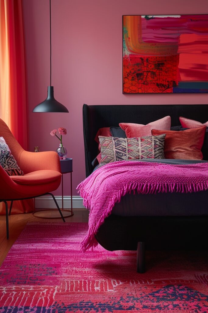 Dramatic Pink and Black Theme