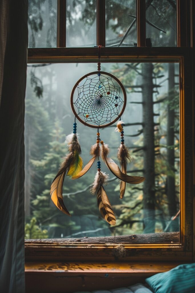 Dreamcatcher-Inspired Window Decor