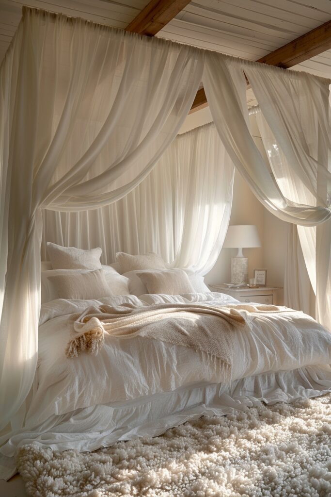 Dreamy White Canopy Retreat