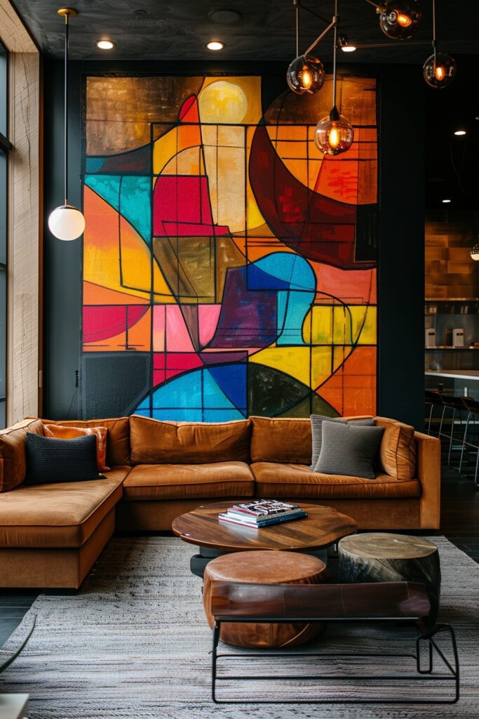 Dynamic Mural Lounge