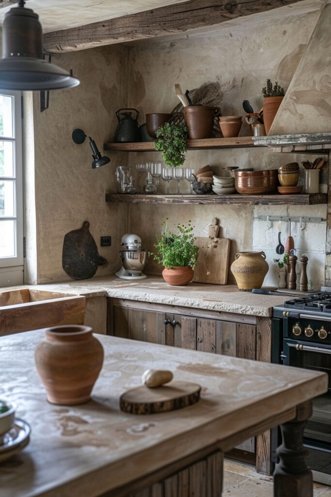 Earthy Boho Kitchen Elements