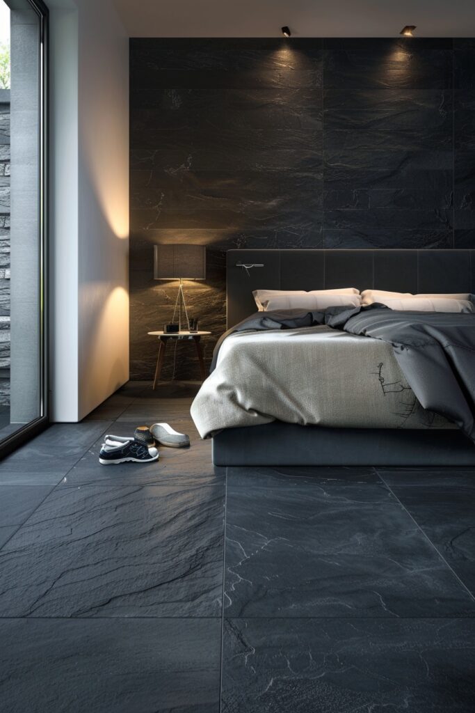 Earthy Dark Slate Tiles