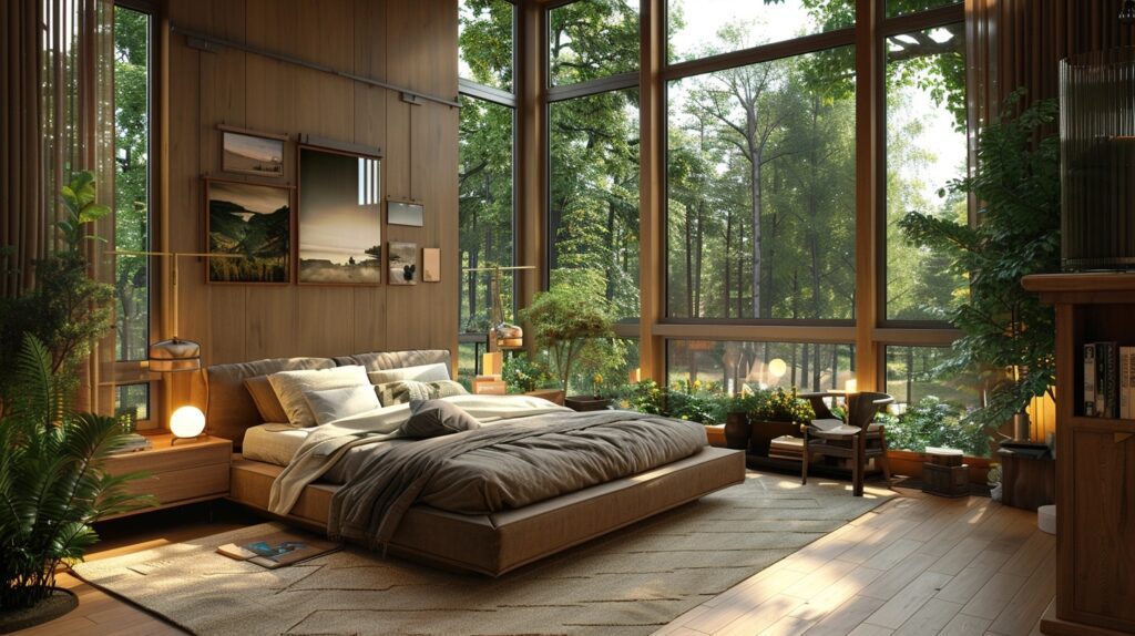 Earthy Modern Bedroom