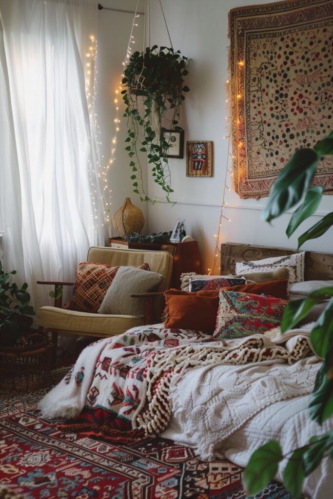 Eclectic Boho Comfort Haven