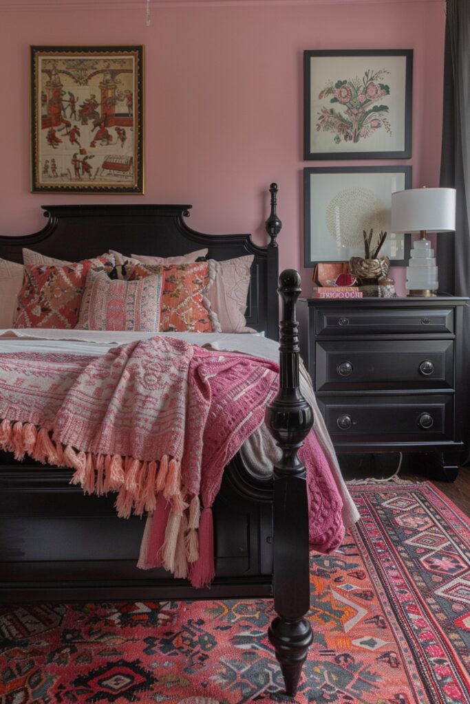 Eclectic Pink and Black Mix