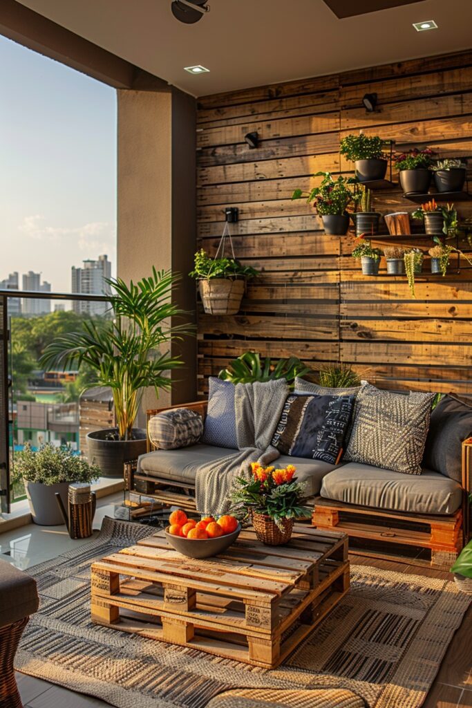 Eco-Chic Balcony