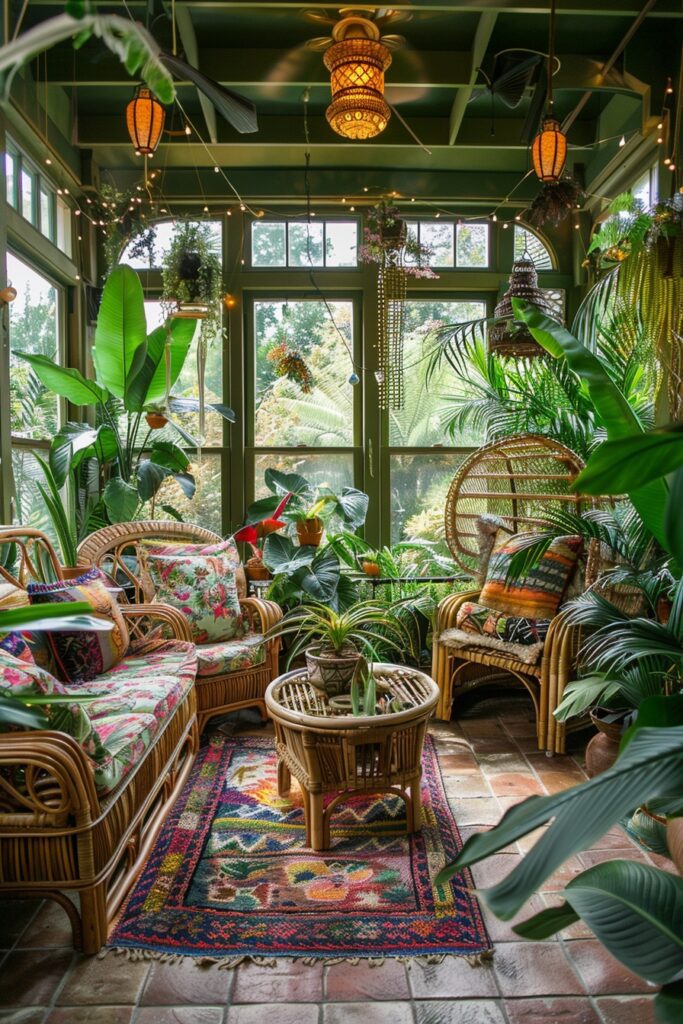 Exotic Boho Jungle Retreat