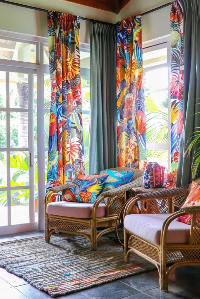 Exotic Sarong Drapes