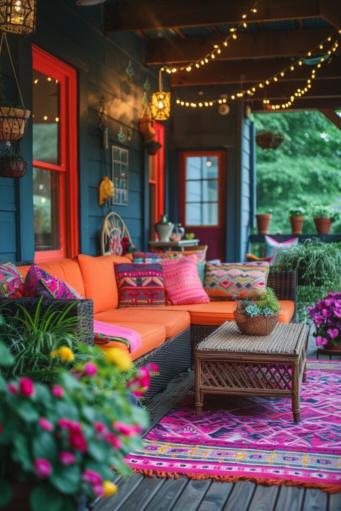 Festive Boho Party Patio