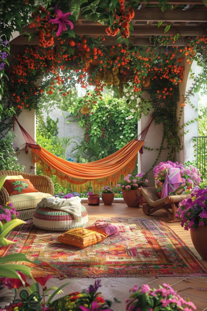 Floral Boho Patio Paradise