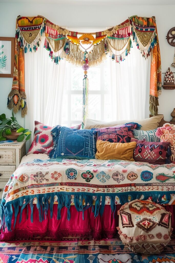 Fringed Bohemian Valances