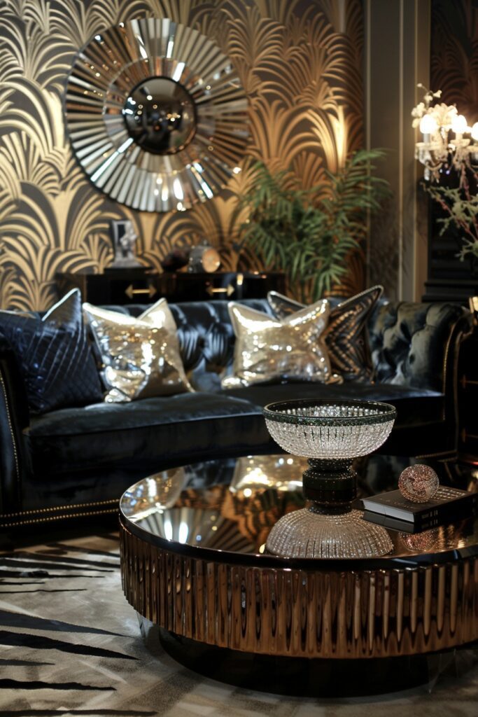 Geometric Luxe Lounge