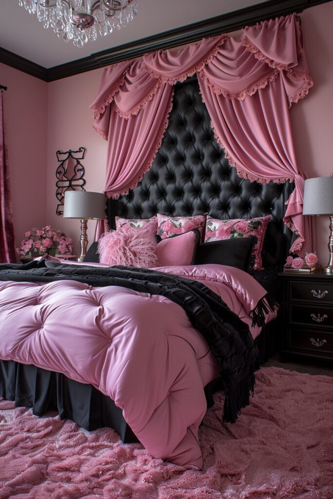 Glamorous Pink and Black Haven