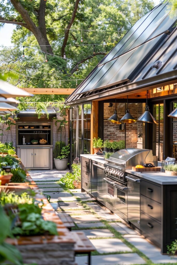 Green Living Outdoor Kitchens