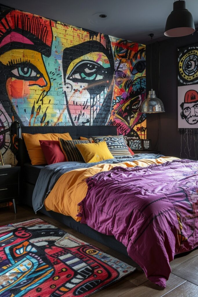 High-Fashion Urban Bedroom