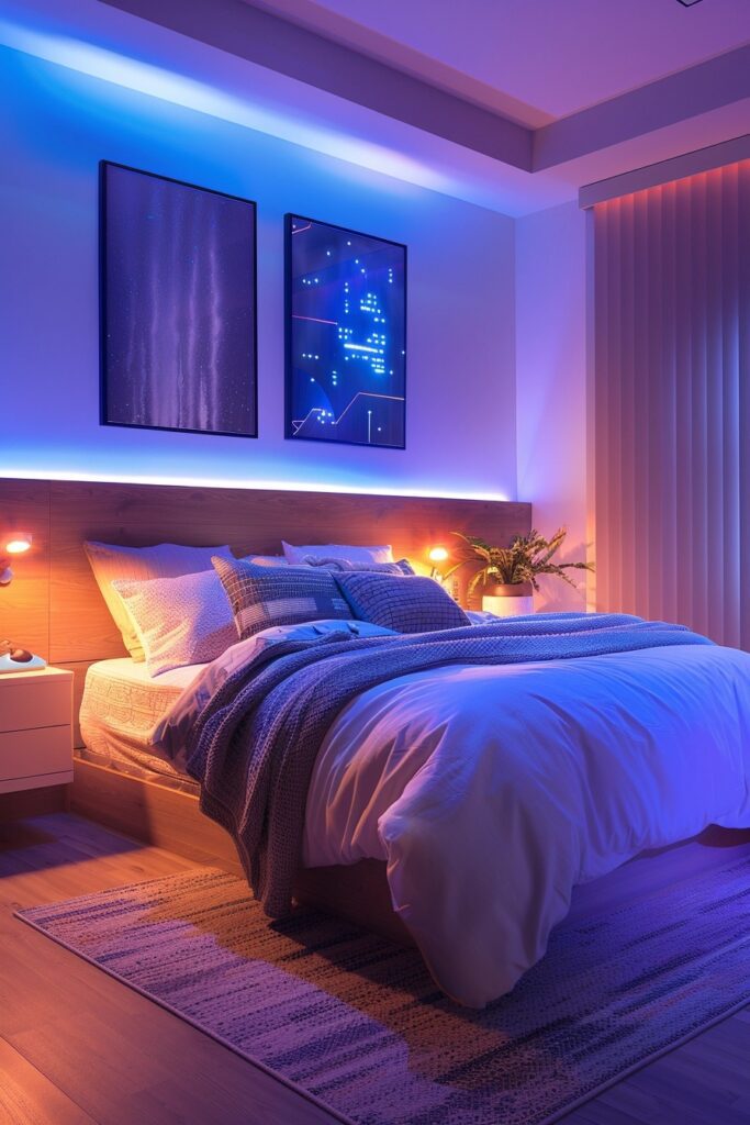 High-Tech Street Style Bedroom