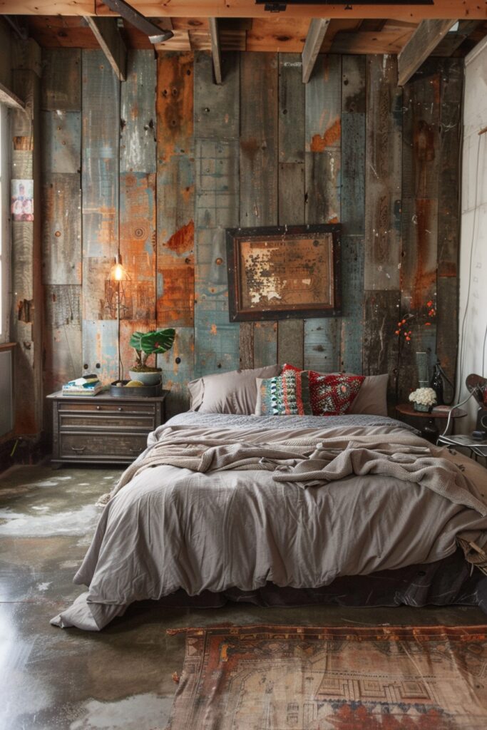 Industrial Material Bedroom