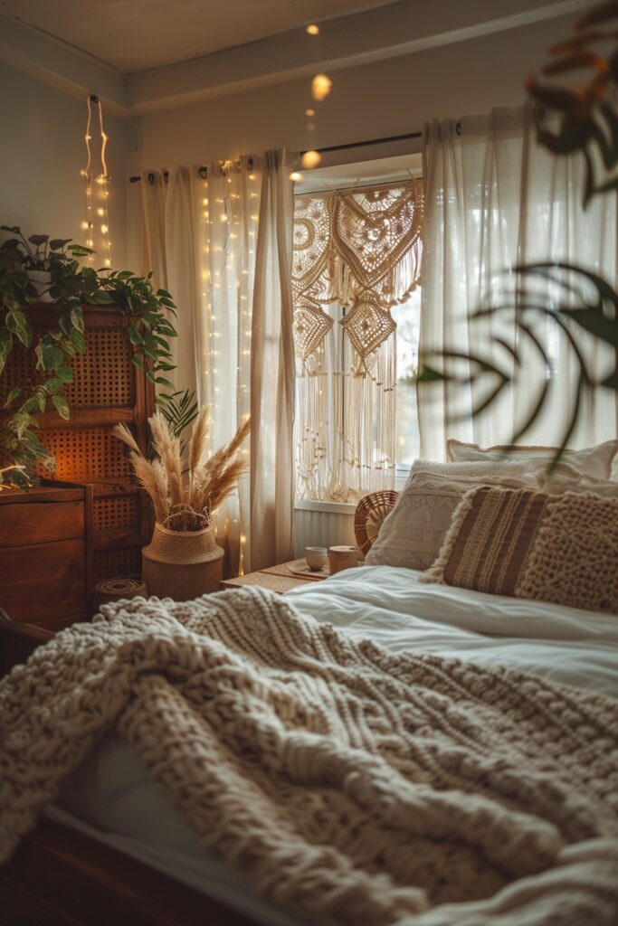 Intricate Macramé Curtain Designs