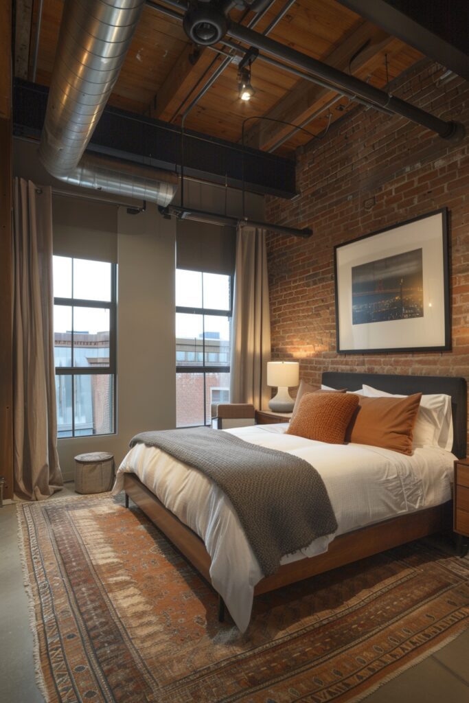 Loft with Industrial Earth Tones