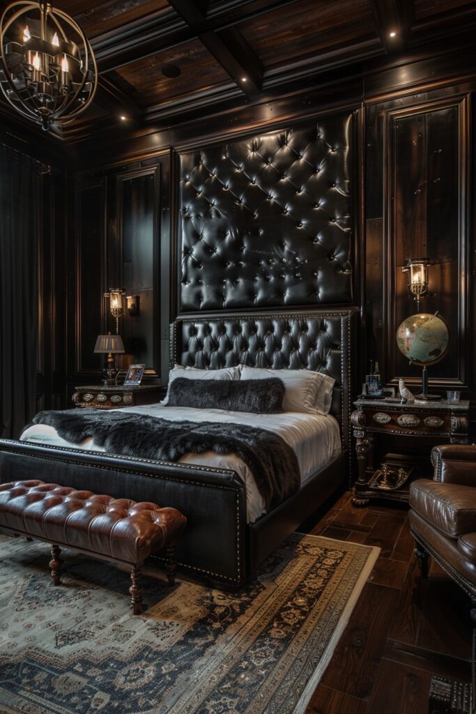 Luxe Leather Baddie Lair with Lavish Lighting